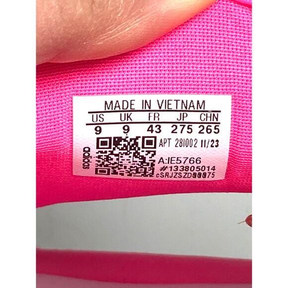 Adidas Adilette Zplaash Lucid Pink Slide Sandals Men 9 Women 10 Pool Cruise NWT - Picture 9 of 12